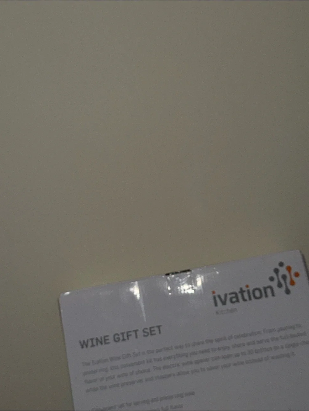 Wine gift set in box
